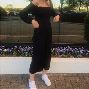 Black hollister romper